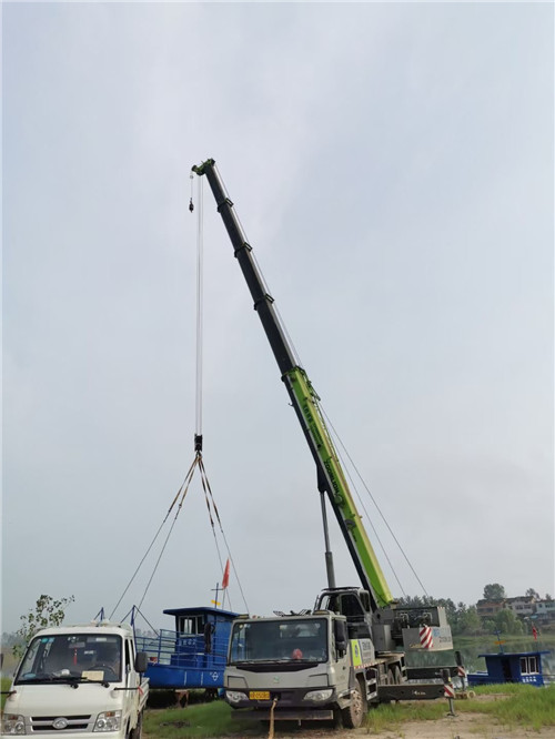 宁夏桥梁建设吊装案例